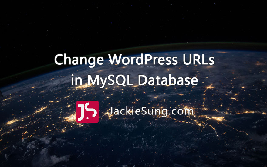Changing WordPress Urls In Mysql Database